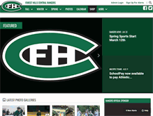 Tablet Screenshot of fhcrangers.com